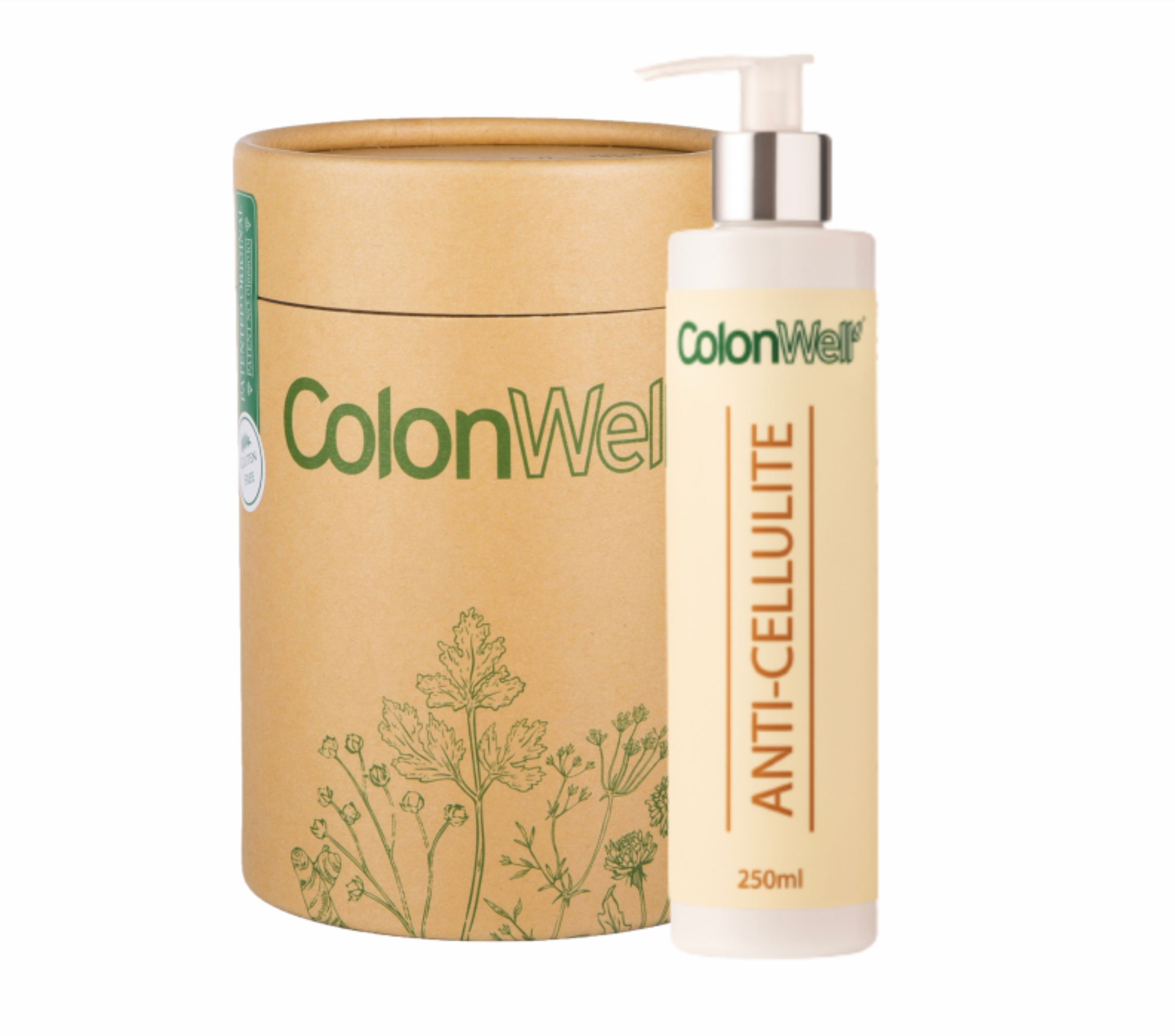 Colonwell.lt produktas - ColonWell (natūralaus skonio)400g. + ColonWell anticeliulitinis,stangrinamasis kremas